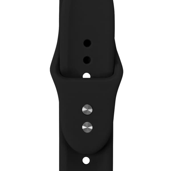 Crong Liquid - Apple Watch-rem 38/40/41/42 mm (sort)