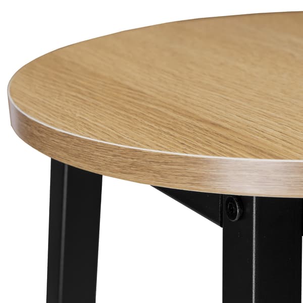 Flint Modern Oak loft industriell pall