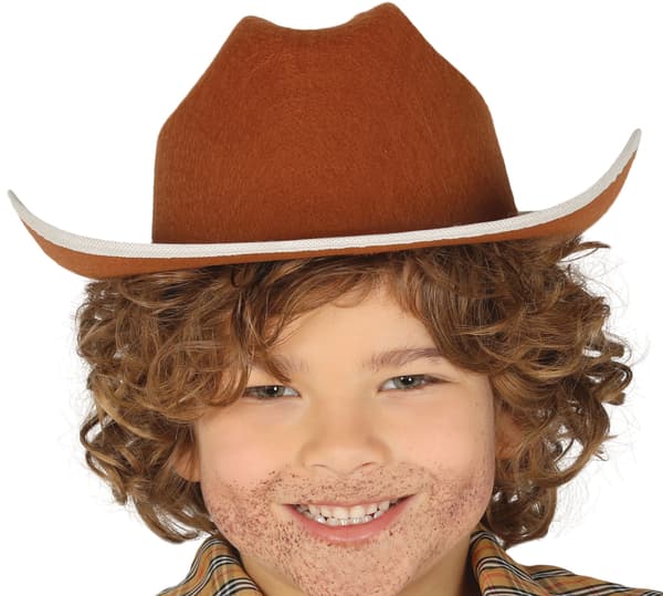Brun cowboy sherif westernhat