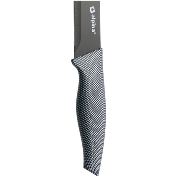 Alpina - INOX knivsæt i rustfrit stål, 6 dele (sort)