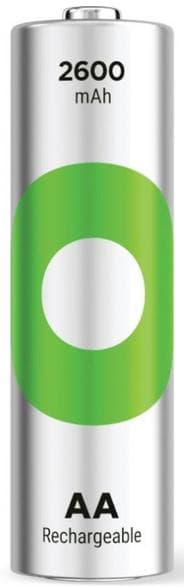 GP ReCyko AA 2600mAh paristot 4 kpl.