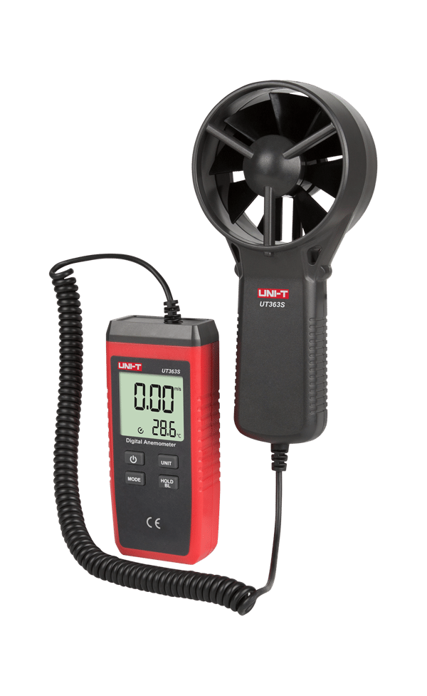UT363S vindhastighedsmåler anemometer lufthastighedsmåler