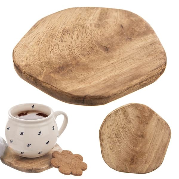 Träkoppunderlägg MANGO 10 cm