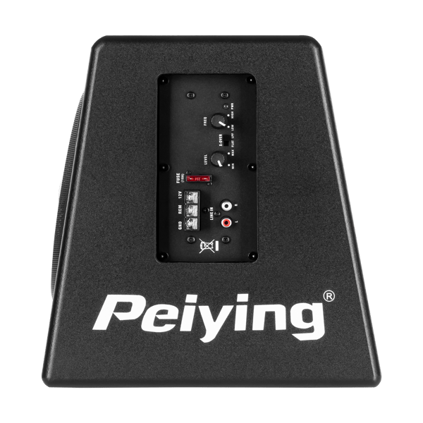 Peiying 10" 200 W auton subwoofer basokotelo