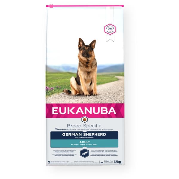 Torr hundmat Eukanuba Tysk Herde Kyckling 12kg