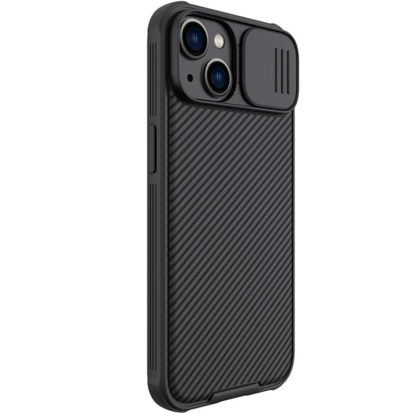 Nillkin CamShield Pro Magnetisk Etui iPhone 14 Plus Kameracover Sort (med MagSafe)
