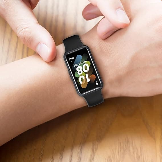 HUAWEI BAND 7 URREM SORT SILIKONE VANDTÆT