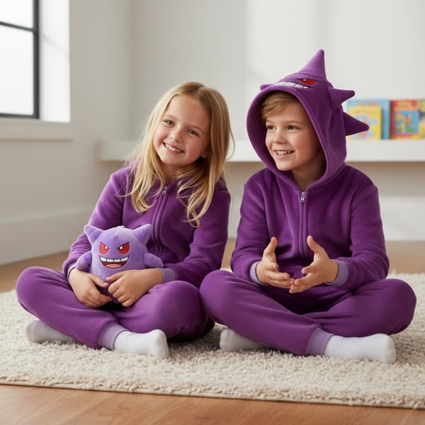 Kigurumi-pyjamas för barn Pokemon Gengar 105-115 cm