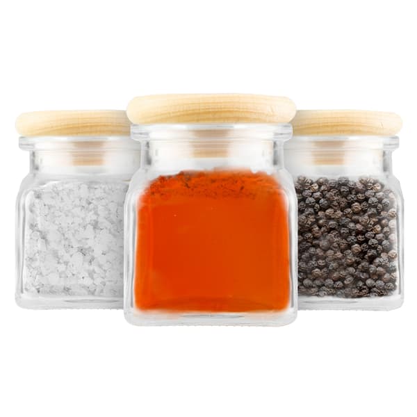 BURK 120ML FÖR KRYDDOR, te, ljus, örter, TRÄKORK