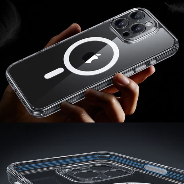 ESR CLASSIC PRO SÆT HALOLOCK MAGSAFE IPHONE 16 PRO MAX KLAR