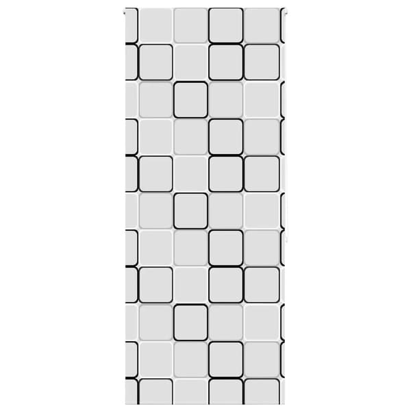 vidaXL Duschrullgardin 90x240 cm Tygbredd 86 cm