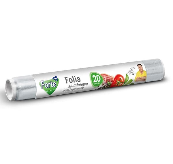 Aluminiumfolie 20 m rulle Forte+