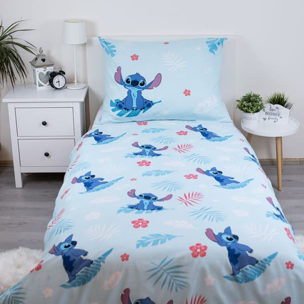 LILO & STITCH BARN SÄNGKÅDSET 140 X 200 cm Bomull DISNEY