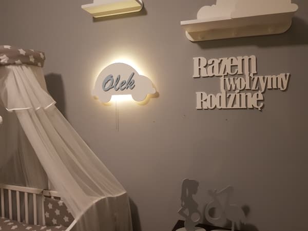 Børnebillampe, personlig LED