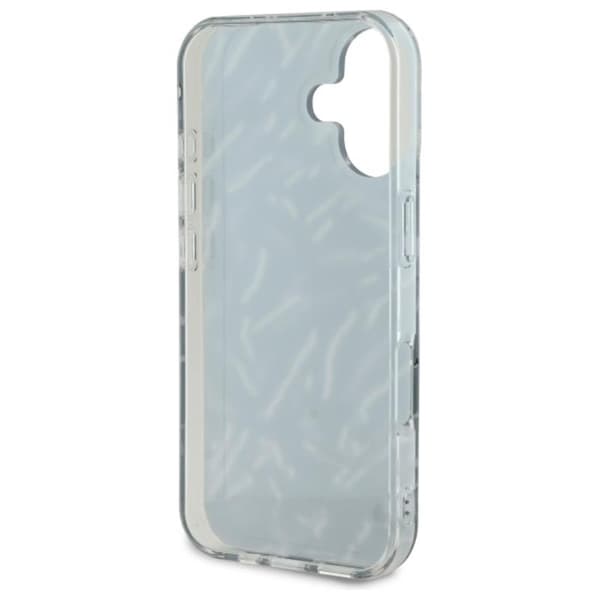 Karl Lagerfeld Zebra med snor - iPhone 16 Plus cover (lilla)