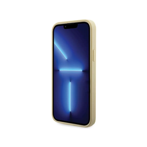 Guess Strass Triangel - iPhone 14-skal (Guld)