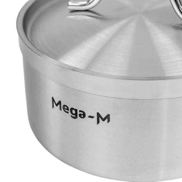 Mega-M PRO högt grytkärl med lock 3l diameter 18 cm höjd 10 cm