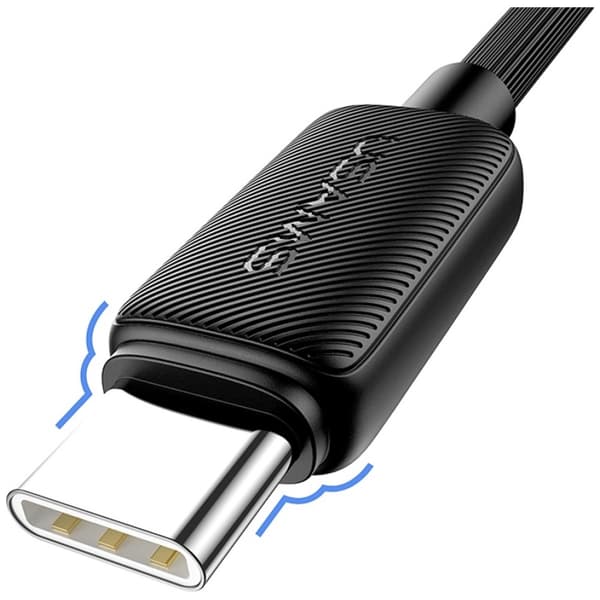 USAMS KY-serien US-SJ696 60W USB-C til USB-C-kabel 2m hvid