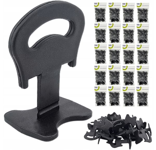 Fliseniveausystem Equal Level Sæt med 2000 clips 1.5mm