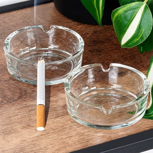 Glas askebæger 8 cm 2 stk.