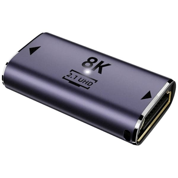 4smarts 8K HDMI Adapter Sæt 4 stk. - Op, Ned, Side, Kabelstik, Grå