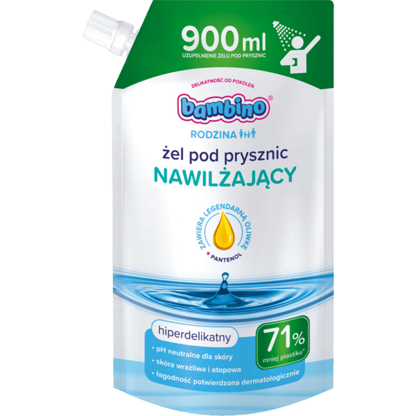 BAMBINO Eko-påfyllning micellär duschgel 900 ml