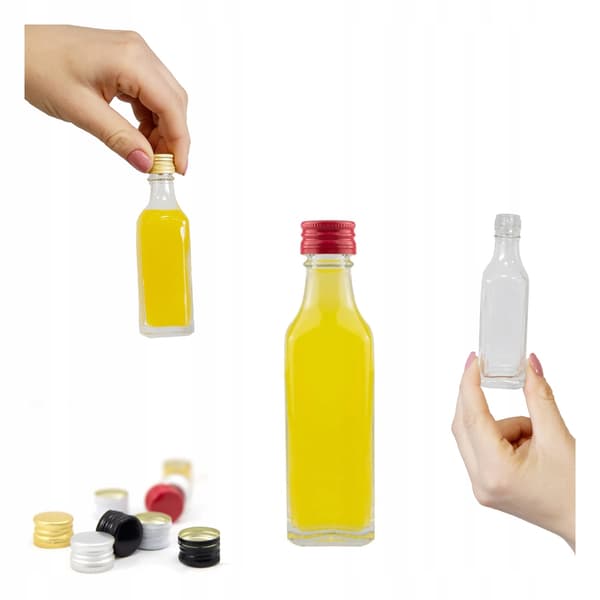 10x FLASKA ANGLE 50ml + KORK Miniflaskor Present Bröllopstinkturer