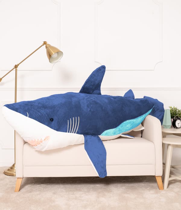 Nalle Gustaw Shark ADI sininen 200cm
