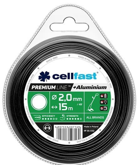 PREMIUM skärtråd - rund 2,0 mm 15 m CellFast