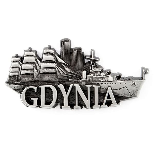 Køleskabsmagnet panorama Gdynia