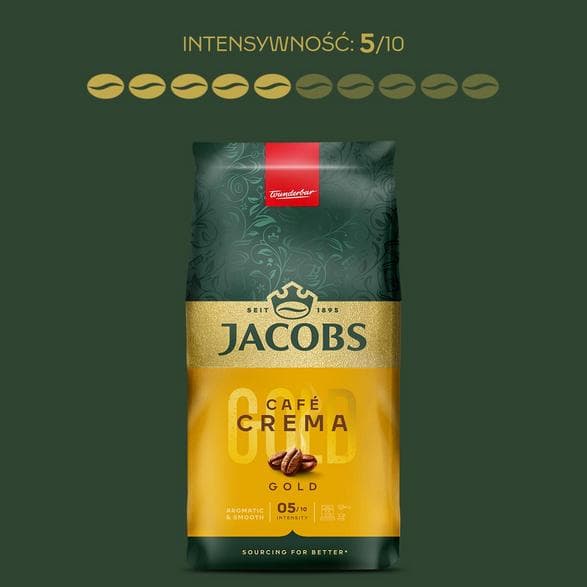 Kaffe bönor JACOBS Crema 1kg