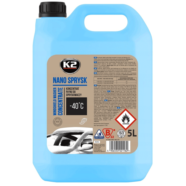 K2 K646 Nano Sprayvätska -40C 5l