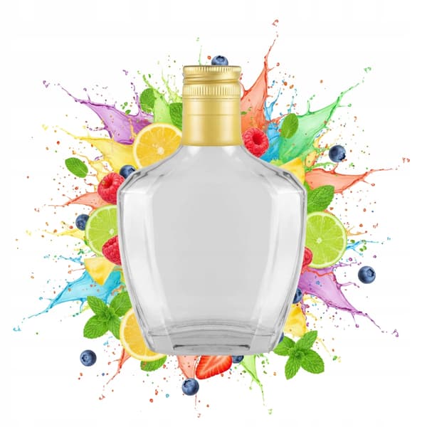 50x Pasjo 200ml glasflasker til Vodka Moonlight glasflasker