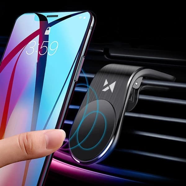 Wozinsky Magnetisk Telefonholder til Luftventil, Sort (WCH-02)