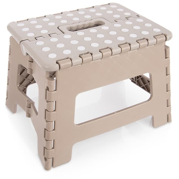 Antislip beige trappsteg 120 kg 32x25x22 cm