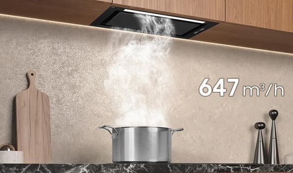 Skabs-Emhætte - indsats SAMSUNG NK52FG455CC/UR Sort