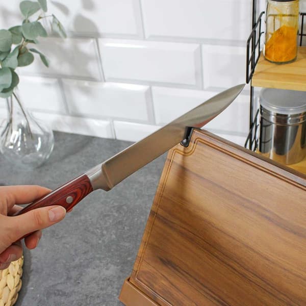 TRÆMAGNETISK KNIVSTATIV MED SLIPPER 3770