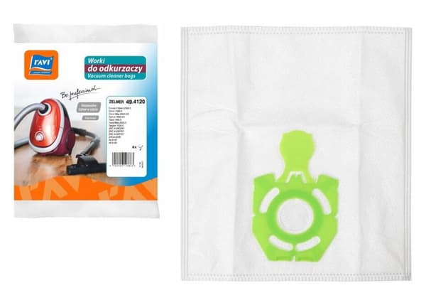 Non-woven dammsugarpåsar 4 stycken Zelmer 49.4120