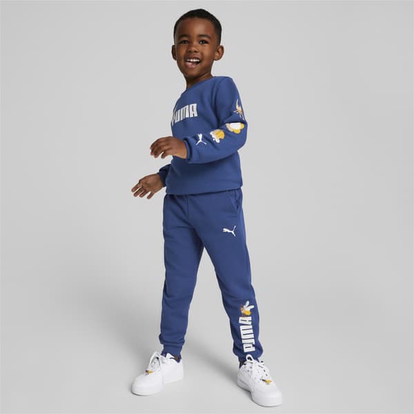 Puma SMALL WORLD CREW TR barntröja blå 67013116 r 152