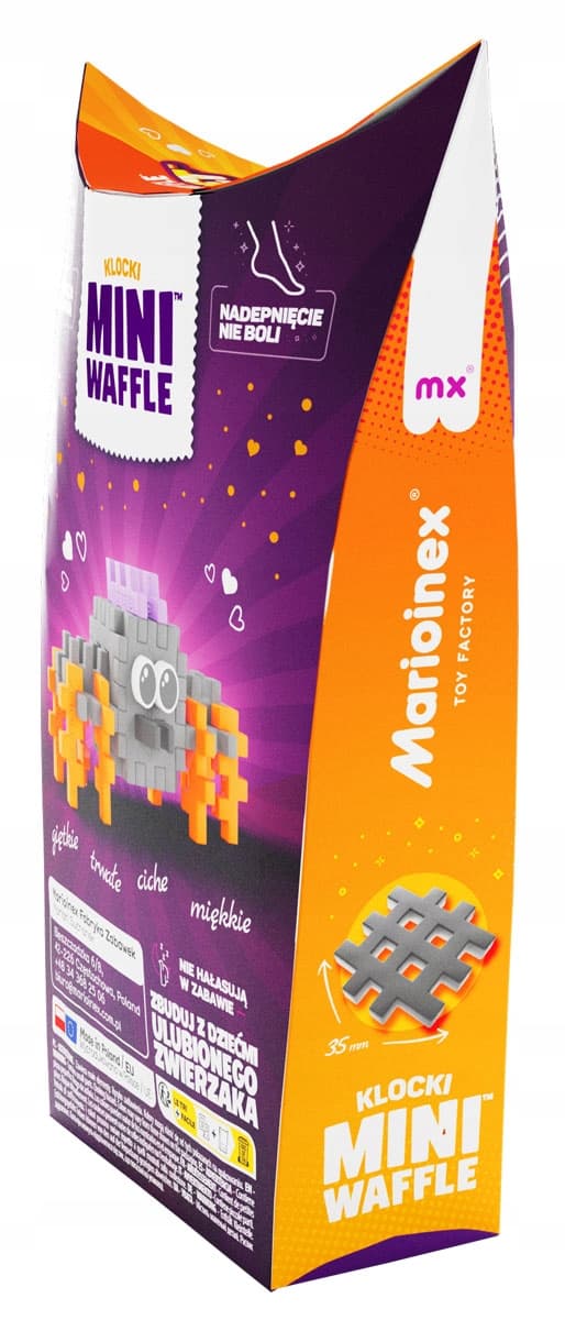 Marioinex Mini Waffle POCKET PETS - EDDERKOK-sæt