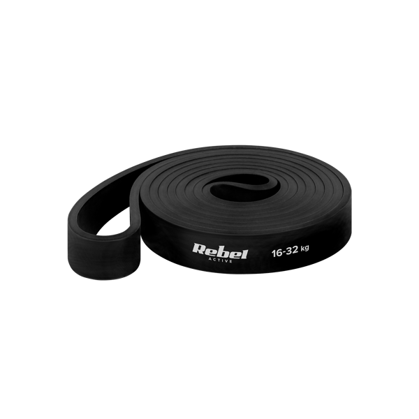 Elastisk træningsbånd til modstandsbånd, powerbånd, 16-32 kg, Rebel