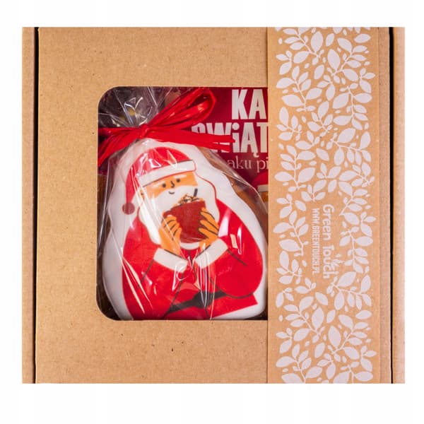Presentask Julklapp för Sankt Nikolaus Kaffe Pepparkaka Te Låda