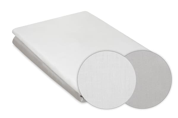 Satin bäddset 220x200 dubbel sikt askkromatoner