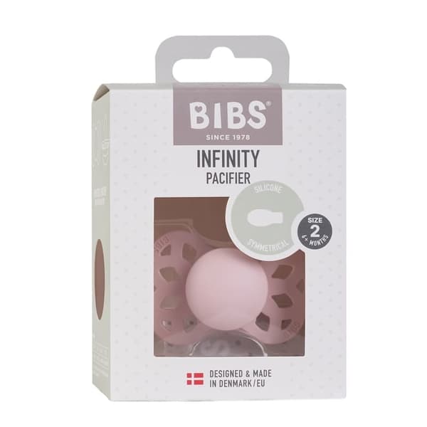 Symmetrisk silikonnapp INFINITY M BLOSSOM 6m+, Haklapp