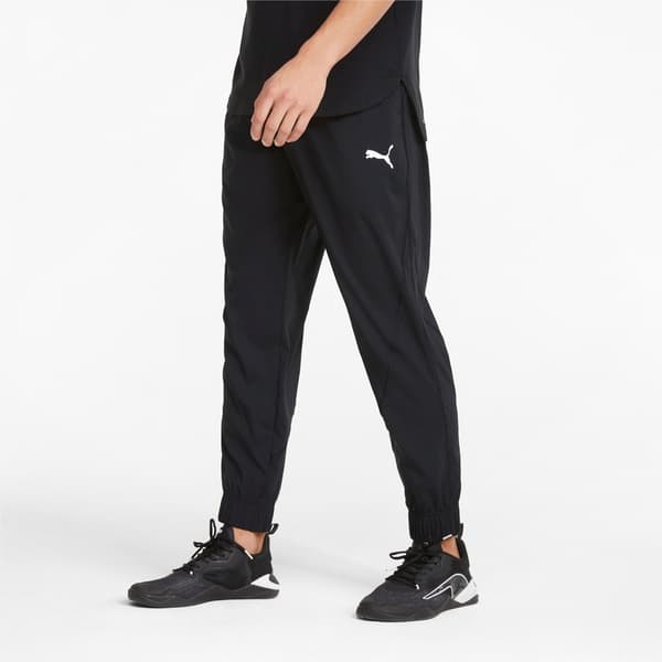 Puma TRAIN VENT WOVEN herre joggingbukser sorte 52153301 r S