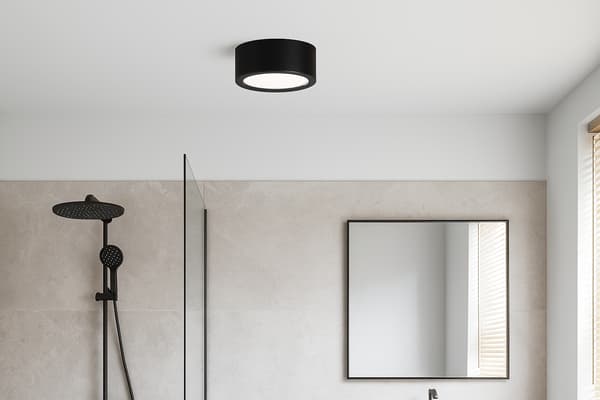 Loftlampe LEJA Plafon 200 sort til stue køkken badeværelse stilfuld