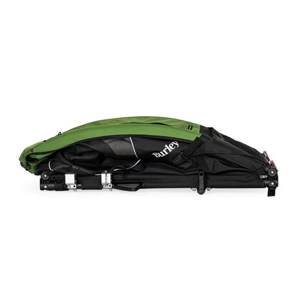 Burley Tail Wagon -koirapyörän peräkärry, musta, jopa 34 kg