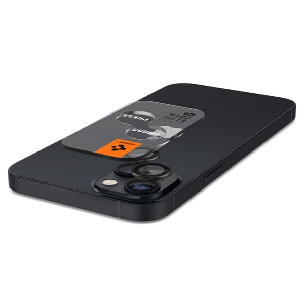 SPIGEN OPTIK.TR EZ FIT KAMERABESKYTTER 2-PAK IPHONE 14 / 14 PLUS / 15 / 15 PLUS SORT
