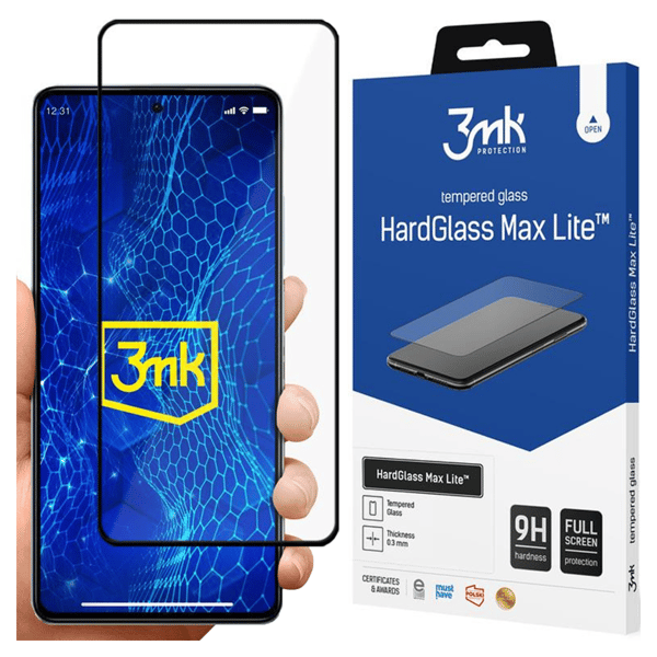 Redmi Note 12 Pro/Pro+ - 3mk HardGlass Max Lite Svart