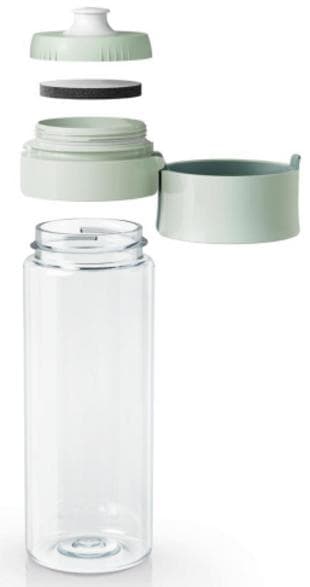 Brita Vital suodattava pullo 0,6 l vihreä ja 2 MicroDisc suodatinta